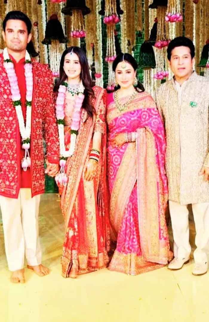 क्रिकेट जगत की बड़ी हस्तियों से रोशन हुई Sachin Tendulkar के बेटे Arjun Tendulkar की शादी