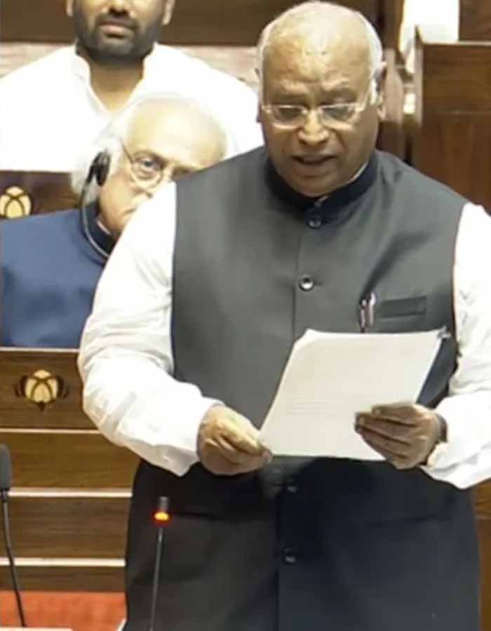 खड़गे ने संसद में जताई चिंता, ऊर्जा सुरक्षा पर असर