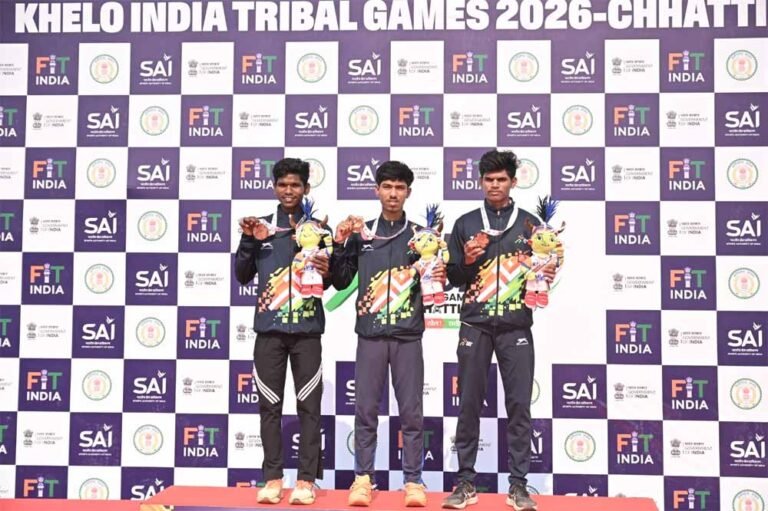 खेलो इंडिया ट्राइबल गेम्स: अरुणाचल की नेडी न्गी, महाराष्ट्र के गोविंद पाडेकर ने 5000 मीटर में जीते स्वर्ण पदक