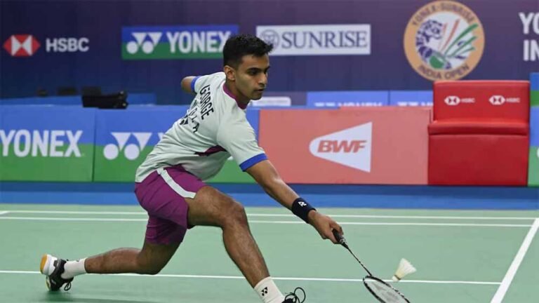 भारतीय शटलर किरण जॉर्ज का सफर खत्म, मन्नेपल्ली स्विस ओपन के दूसरे राउंड में