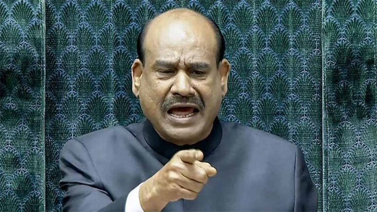 सदन में तकरार: भाषणबाजी पर नाराज हुए ओम बिरला, मंत्री को लगाई फटकार