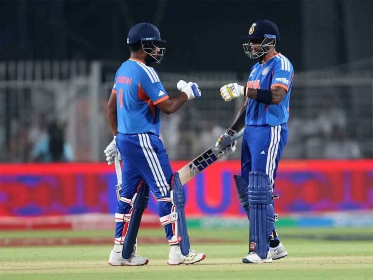 ईडन गार्डन्स में तेजी से बढ़ रहा भारत का स्कोर, तिलक-सैमसन ने बदले गियर