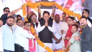 मुख्यमंत्री विष्णु देव साय ने लुंड्रा में 280 करोड़ के विकास कार्यों का किया लोकार्पण और शिलान्यास