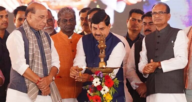 रायसेन में शुरू हुआ राष्ट्रीय उन्नत कृषि महोत्सव, रक्षामंत्री, कृषि मंत्री और मुख्यमंत्री एक मंच पर