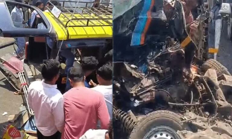 ठाणे में सीमेंट मिक्सर ट्रक से वैन टकराई, 11 की मौत, 3 महिलाएं भी शामिल, 2 की हालत गंभीर