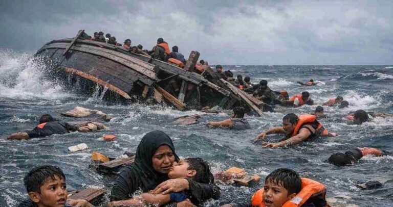 अंडमान सागर में बड़ा हादसा: 300 रोहिंग्याओं से भरी नाव पलटी, 250 लोगों की मौत की आशंका