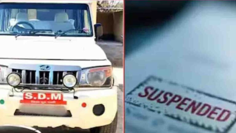 देवरिया सड़क विवाद मामला: एसडीएम विपिन द्विवेदी पर बड़ी कार्रवाई