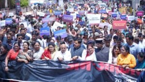 BJP का बड़ा प्रदर्शन, महिला आरक्षण पर सड़क पर उतरी पार्टी; CM ने विपक्ष को नारी अपमान याद दिलाया