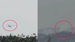 छत्तीसगढ़ में हुआ प्लेन क्रैश, पहाड़ी से टकराने के बाद आग की लपटें, पायलट-को-पायलट की मौत की आशंका