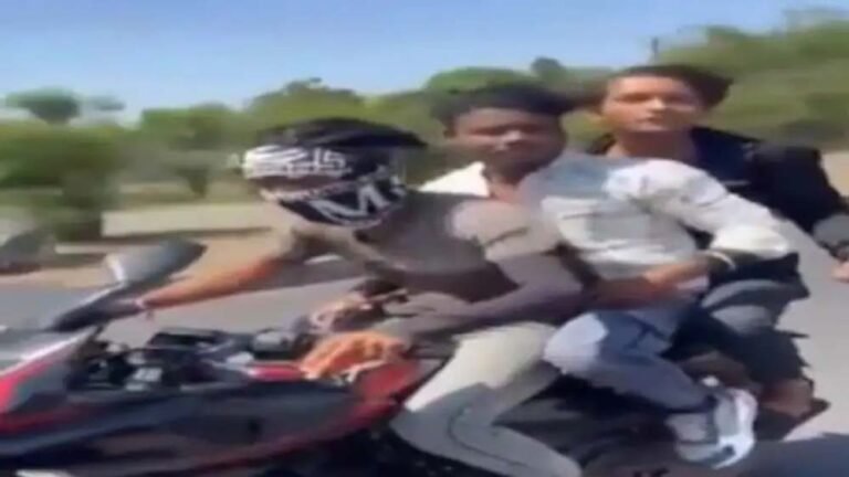 बाइक स्टंट के दौरान हुई त्रासदी, ट्रेलर से टकराकर 3 युवकों की मौत