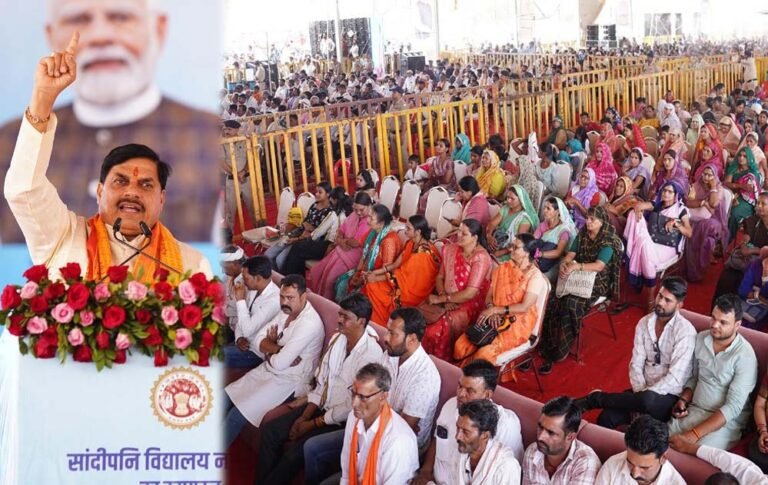 सीएम ने सागर में 58 करोड़ के विकास कार्यों का लोकार्पण और भूमिपूजन किया, बुंदेलखंड की धरा से किसानों की खुशहाली की शुरुआत