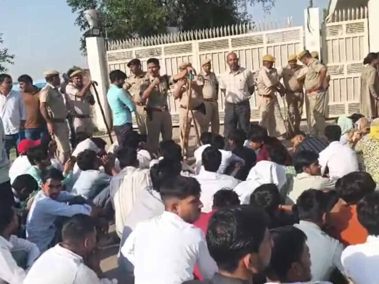 भिवाड़ी में मजदूरों का बड़ा आंदोलन, हजारों श्रमिक सड़कों पर उतरे