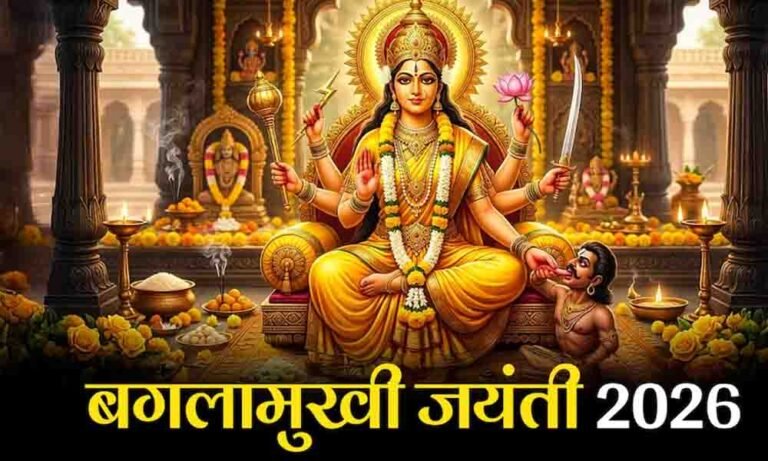 साल 2026 में 24 अप्रैल को मनाई जाएगी बगलामुखी जयंती, शत्रुओं पर विजय दिलाने वाली मां पीताम्बरा की पूजा का बन रहा शुभ संयोग