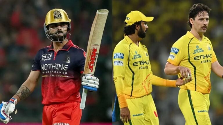 CSK को लगातार तीसरी हार, RCB के खिलाफ डेविड की शानदार पारी ने दिलाई जीत