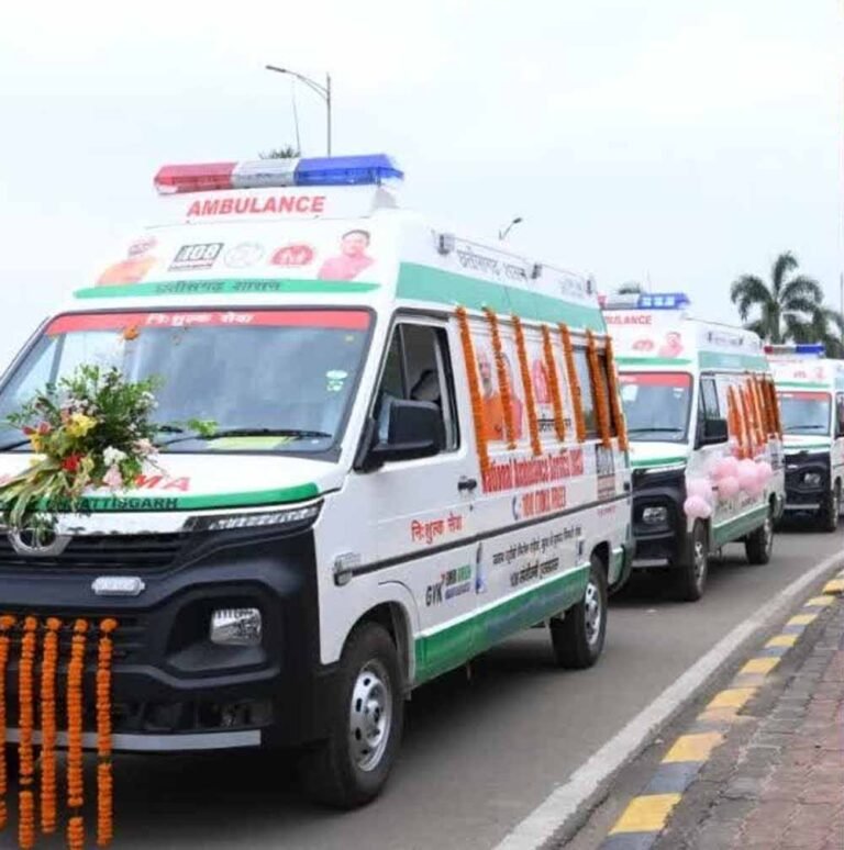 आपातकाल में अब मिलेगी तेज राहत: बस्तर को मिली 15 नई एम्बुलेंस