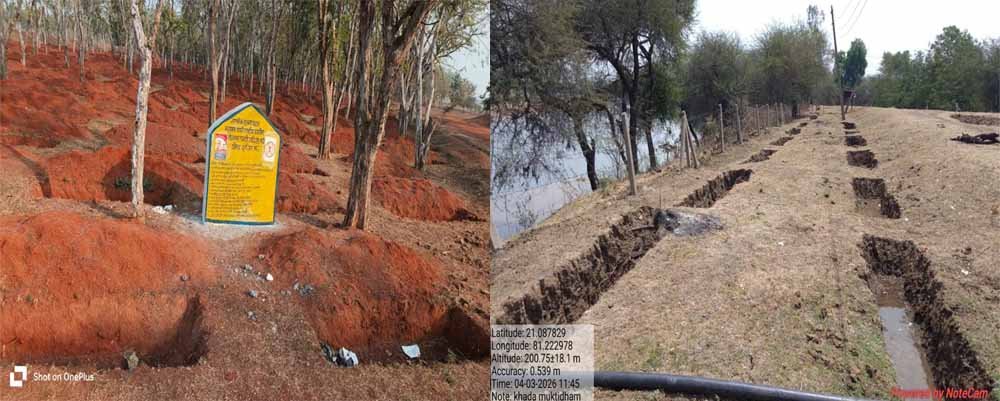 दुर्ग बना जल संरक्षण का मॉडल