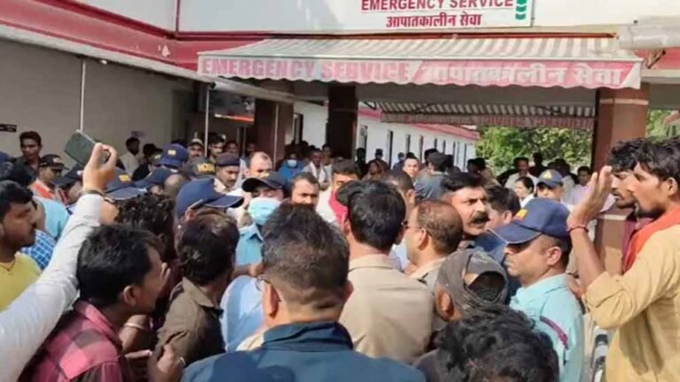 ऑपरेशन पर सवाल: ब्रेन सर्जरी के बाद पेट पर चीरा, परिजनों का बवाल—अस्पताल में पुलिस तैनात