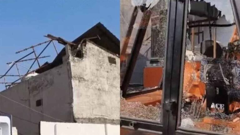 निर्माणाधीन ढांचा बना खतरा, इंदौर के सुयश अस्पताल में 70 फीट छज्जा ढहा