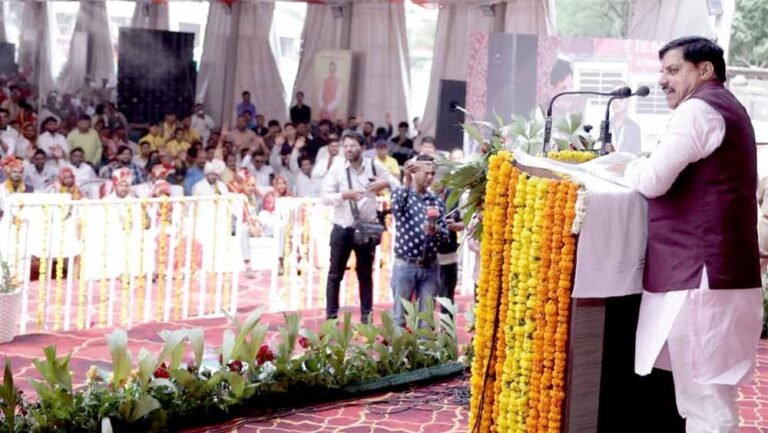 मुख्यमंत्री डॉ. यादव बोले – सामूहिक विवाह बढ़ाते है समाज में समरसता