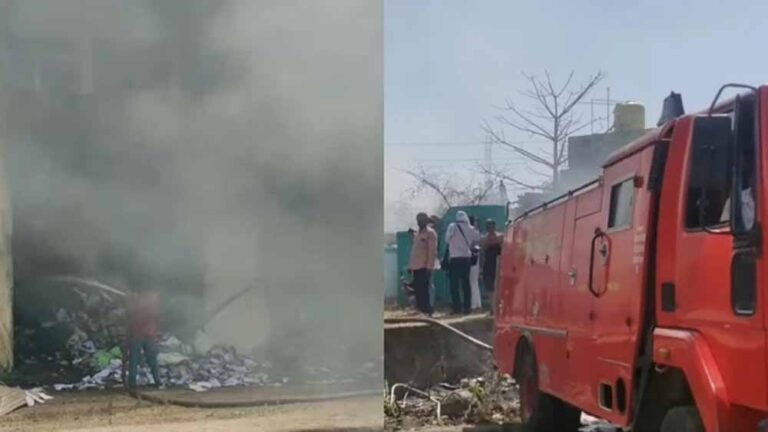 रविवार को बड़ा हादसा: खंडवा टैक्स ऑफिस में आग से महत्वपूर्ण रिकॉर्ड खाक