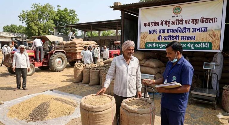 किसानों को राहत: मध्य प्रदेश में अब फीके गेहूं की भी होगी खरीदी