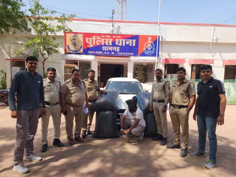 मध्यप्रदेश पुलिस की अवैध मादक पदार्थों के विरूद्ध प्रभावी कार्यवाही
