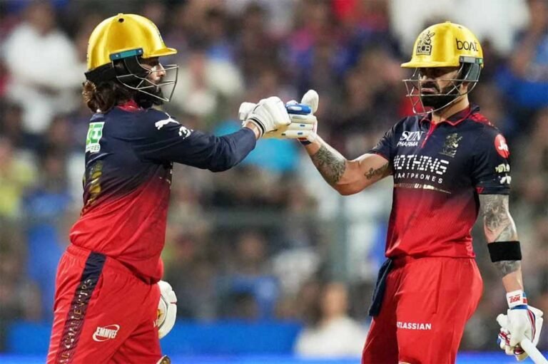 RCB का तूफान! MI के सामने 241 रन का टारगेट, क्या रोहित-हार्दिक दिखाएंगे दम?