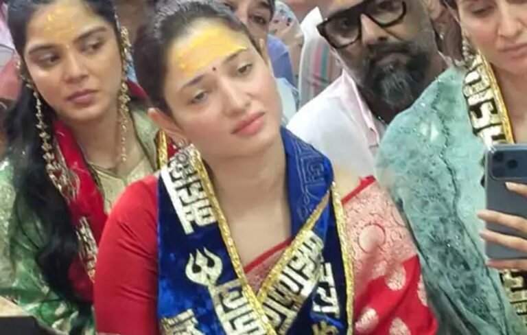 उज्जैन पहुंचीं तमन्ना भाटिया, महाकाल के दरबार में लिया आशीर्वाद; बोलीं- यह अनुभव अविस्मरणीय