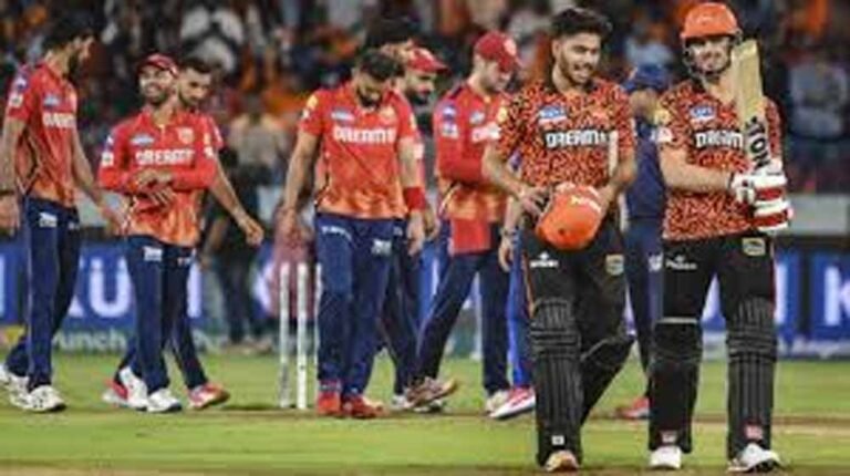 SRH  और PBKS  के बीच टक्कर, प्लेऑफ रेस तेज