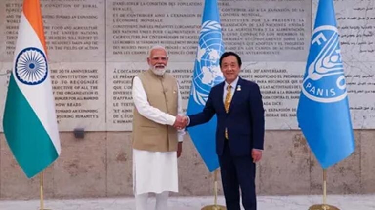 कृषि क्षेत्र में भारत का बढ़ा मान, प्रधानमंत्री मोदी को FAO का बड़ा सम्मान