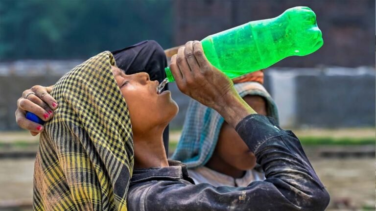 खजुराहो 47.4°C पर पहुंचा, मोबाइल पर इमरजेंसी हीटवेव अलर्ट जारी