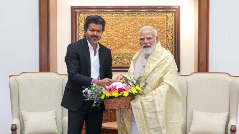 CM बनने के बाद पहली बार PM मोदी से मिले विजय, सियासी गलियारों में बढ़ी चर्चा