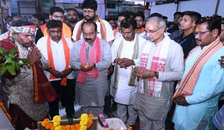 अरुण साव का बड़ा कदम: रायपुर में नालंदा परिसर और 8 करोड़ के अन्य कार्यों का भूमिपूजन