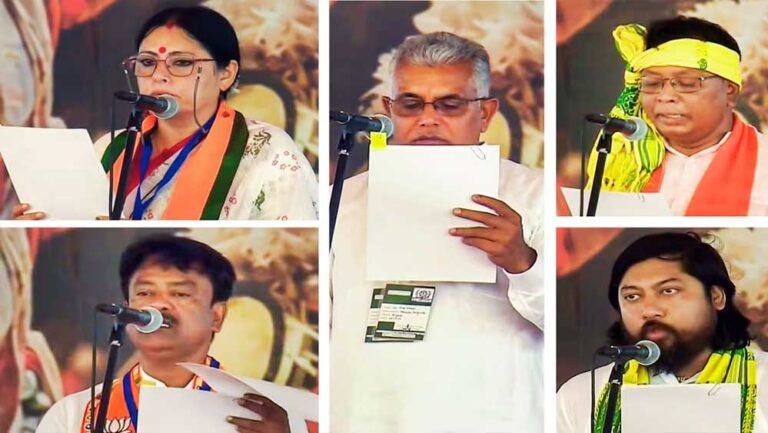 ऐतिहासिक ब्रिगेड मैदान में शपथ, शुभेंदु अधिकारी ने संभाली बंगाल की कमान