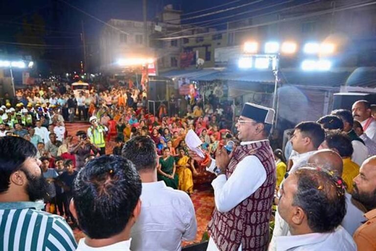 मंत्री  विश्वास सारंग ने किया करोड़ों की लागत से होने वाले विकास कार्यों का भूमि-पूजन