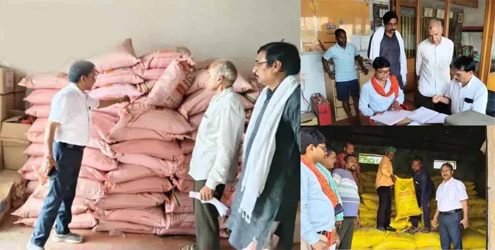 CG में अमानक खाद बेचने वालों पर शिकंजा, दुकानों से 180 क्विंटल खाद बरामद
