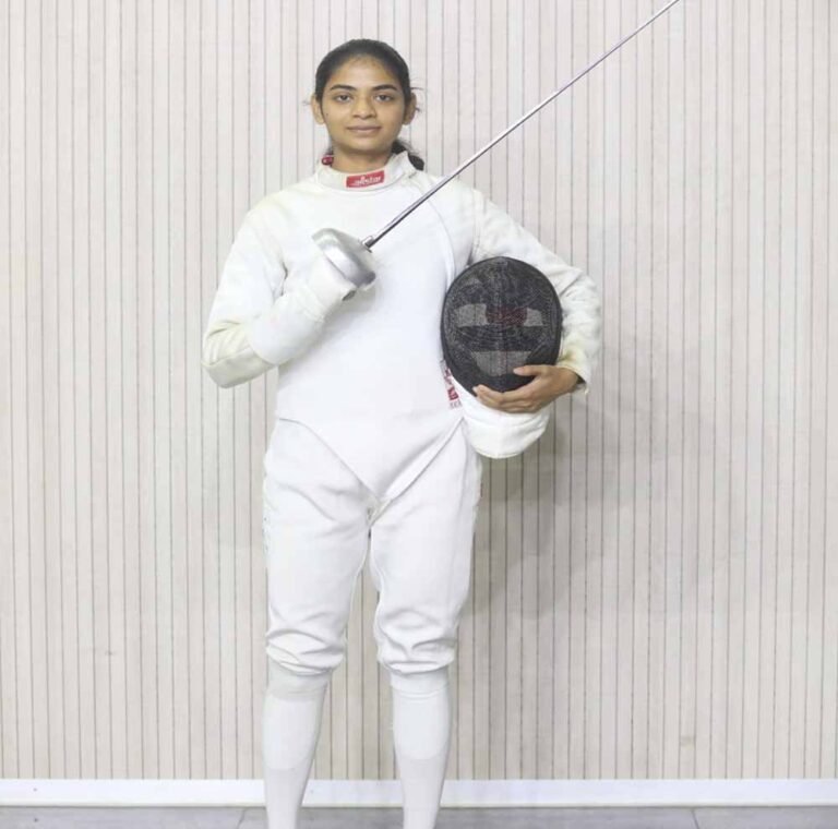 मध्यप्रदेश राज्य फेंसिंग अकादमी की खिलाड़ी का FIE Women’s Épée World Cup 2026 के लिए भारतीय टीम में चयन