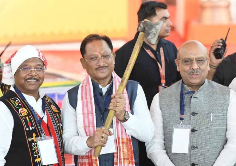 राष्ट्रीय जनजाति सांस्कृतिक समागम में मुख्यमंत्री विष्णुदेव साय बोले – जनजातीय समाज दुनिया को सिखा सकता है प्रकृति संग विकास