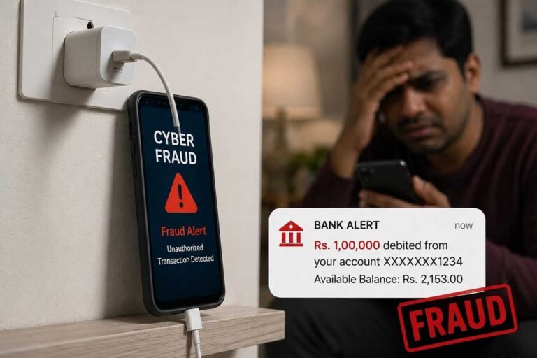 बिना OTP और लिंक के बैंक अकाउंट साफ, मोबाइल चार्जिंग के दौरान हुई ठगी