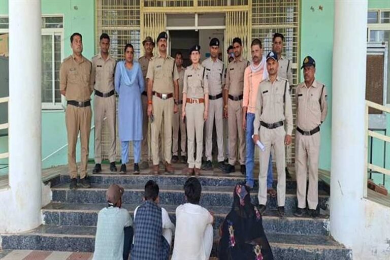 06 घंटे में नाबालिग आदिवासी बालिका के अपहरण का खुलासा कर बालिका को सकुशल दस्तोयाब किया