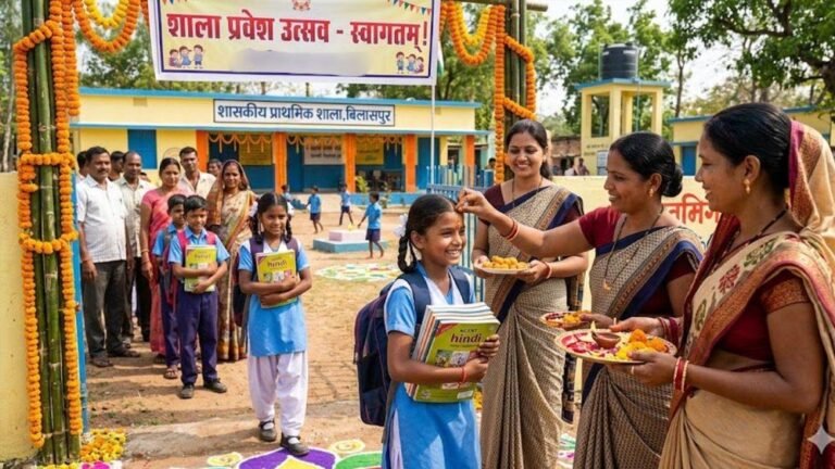 शाला प्रवेश उत्सव को जनआंदोलन बनाएं जनप्रतिनिधि: मुख्यमंत्री विष्णु देव साय का आह्वान