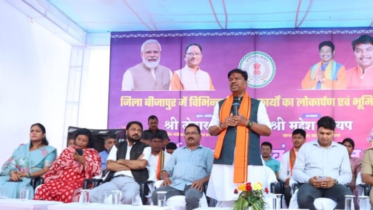 वन मंत्री केदार कश्यप ने बीजापुर को दी 18 करोड़ रुपये से अधिक की विकास परियोजनाओं की सौगात