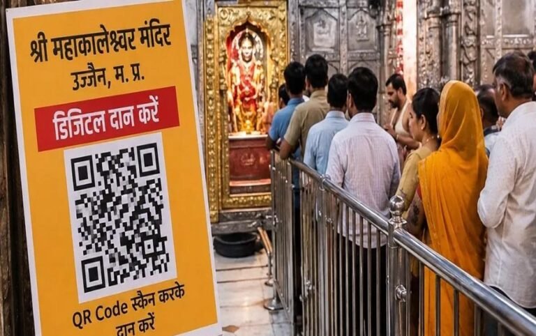 मध्य प्रदेश में डिजिटल होगी दान व्यवस्था! मंदिरों में QR कोड से चढ़ावा चढ़ा सकेंगे श्रद्धालु