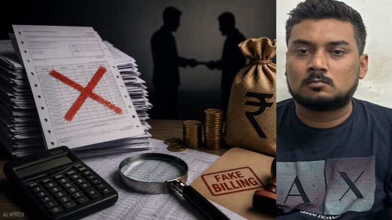 राजनांदगांव में 76 करोड़ का GST घोटाला! फर्जी बिल ट्रेडिंग का भंडाफोड़, संचालक गिरफ्तार