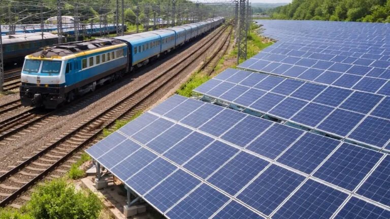 Solar Power से चमका उत्तर रेलवे, 2 महीने में 3.4 मिलियन यूनिट बिजली बनाई, ₹2.2 करोड़ की बचत