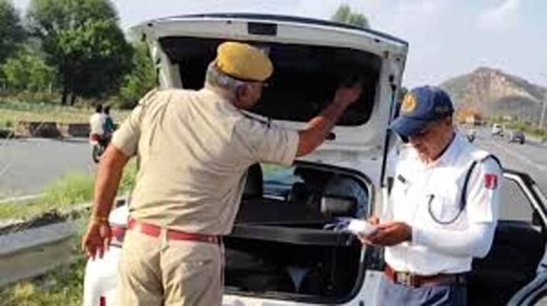काली फिल्म, हूटर और अवैध मॉडिफिकेशन पर पुलिस का बड़ा एक्शन