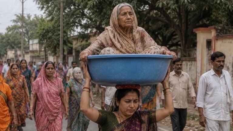 भरतपुर में रिश्तों की मिसाल: हरियाणवी सिंगर काजल चौधरी बनीं ‘कलयुग की श्रवण कुमार’