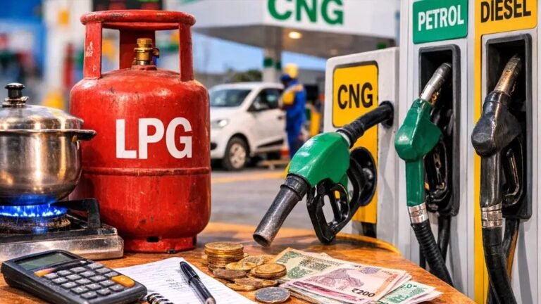 जेब पर बढ़ा बोझ: पेट्रोल-डीजल से लेकर घरेलू LPG और CNG तक महंगी, आम जनता परेशान