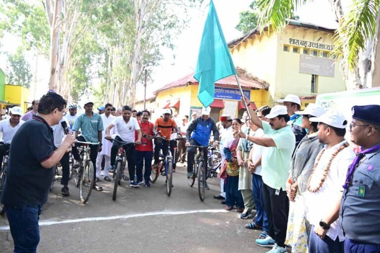 अंतर्राष्ट्रीय योग दिवस पर निकली साइकिल रैली, गौरेला-पेंड्रा-मरवाही में दिखा स्वास्थ्य के प्रति उत्साह