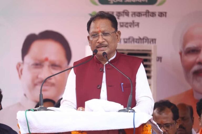कुनकुरी में जैविक किसान मेला एवं प्राकृतिक खेती कार्यशाला में शामिल हुए मुख्यमंत्री विष्णुदेव साय